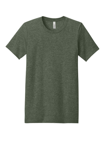 Bella+Canvas Unisex Heather CVC Short Sleeve Tee BC3001CVC Heather Military Green