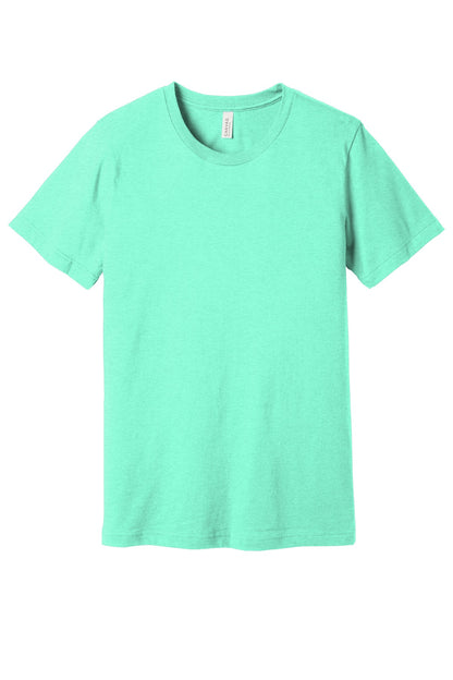 BELLA+CANVAS  Unisex Heather CVC Short Sleeve Tee. BC3001CVC Heather Mint