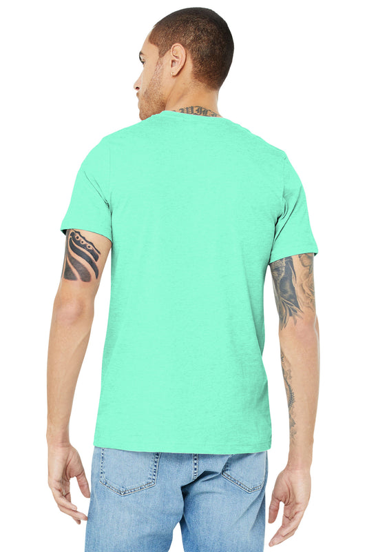 BELLA+CANVAS  Unisex Heather CVC Short Sleeve Tee. BC3001CVC Heather Mint