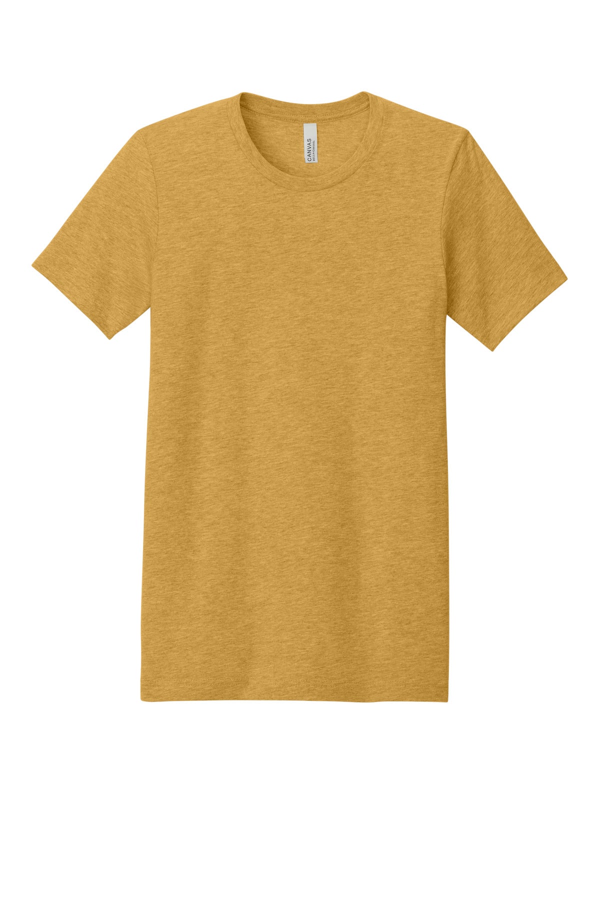 Bella+Canvas Unisex Heather CVC Short Sleeve Tee BC3001CVC Heather Mustard