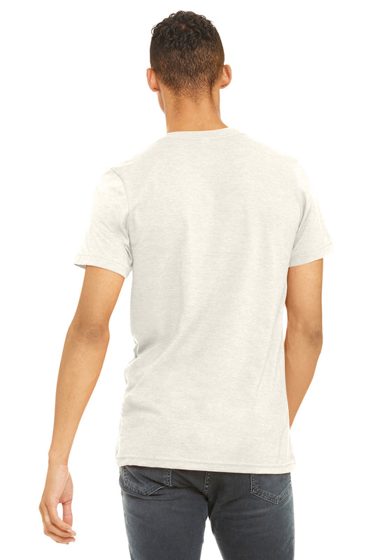 Bella+Canvas Unisex Heather CVC Short Sleeve Tee BC3001CVC Heather Natural
