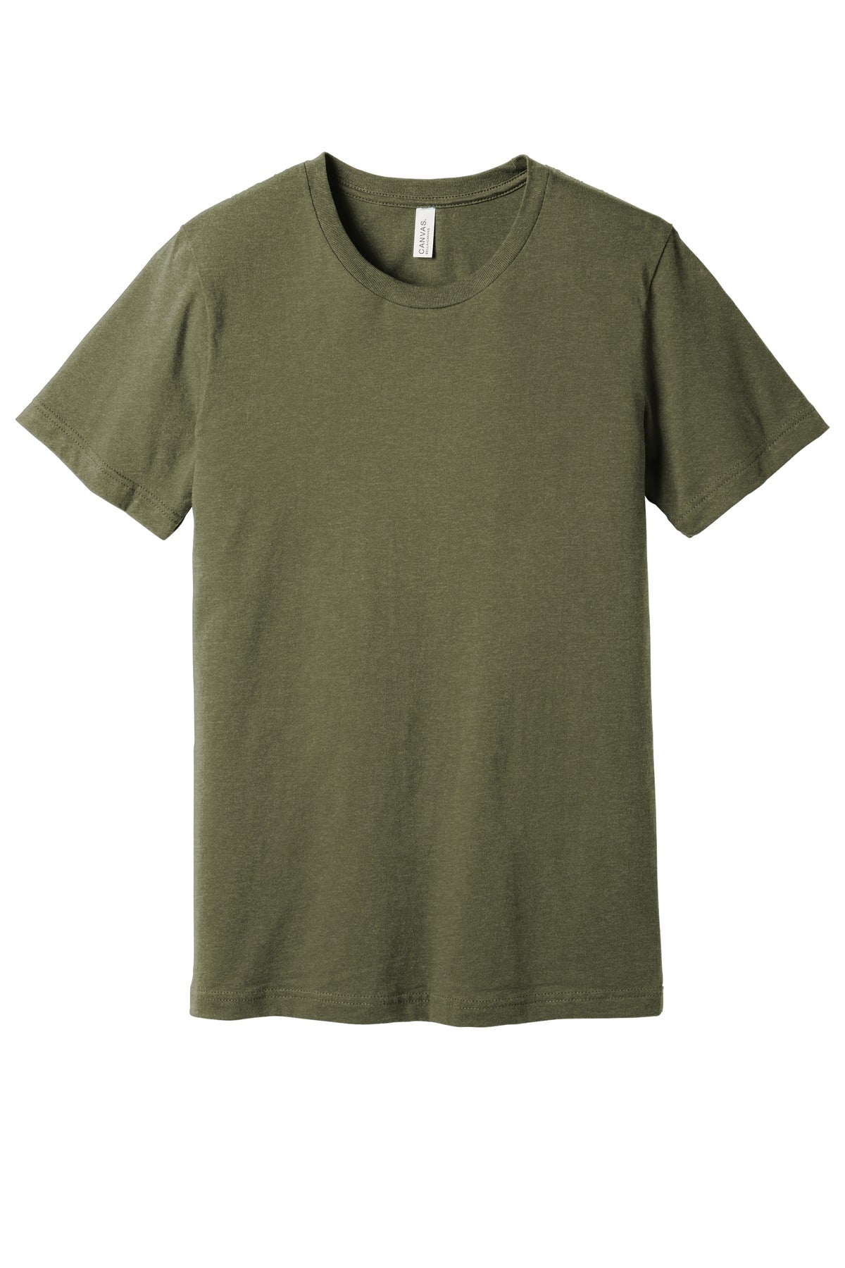 BELLA+CANVAS  Unisex Heather CVC Short Sleeve Tee. BC3001CVC Heather Olive