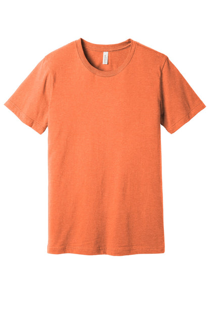 BELLA+CANVAS  Unisex Heather CVC Short Sleeve Tee. BC3001CVC Heather Orange