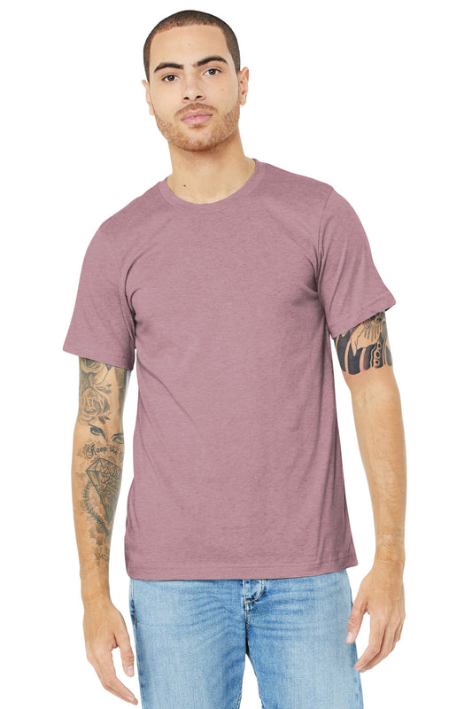 BELLA+CANVAS  Unisex Heather CVC Short Sleeve Tee. BC3001CVC Heather Orchid