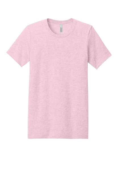 Bella+Canvas Unisex Heather CVC Short Sleeve Tee BC3001CVC Heather Pink