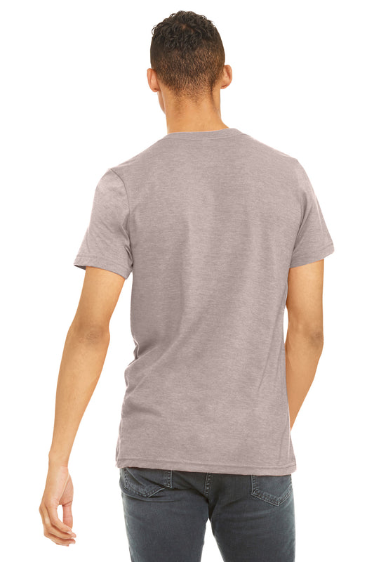 Bella+Canvas Unisex Heather CVC Short Sleeve Tee BC3001CVC Heather Pink Gravel