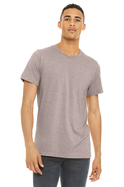 Bella+Canvas Unisex Heather CVC Short Sleeve Tee BC3001CVC Heather Pink Gravel