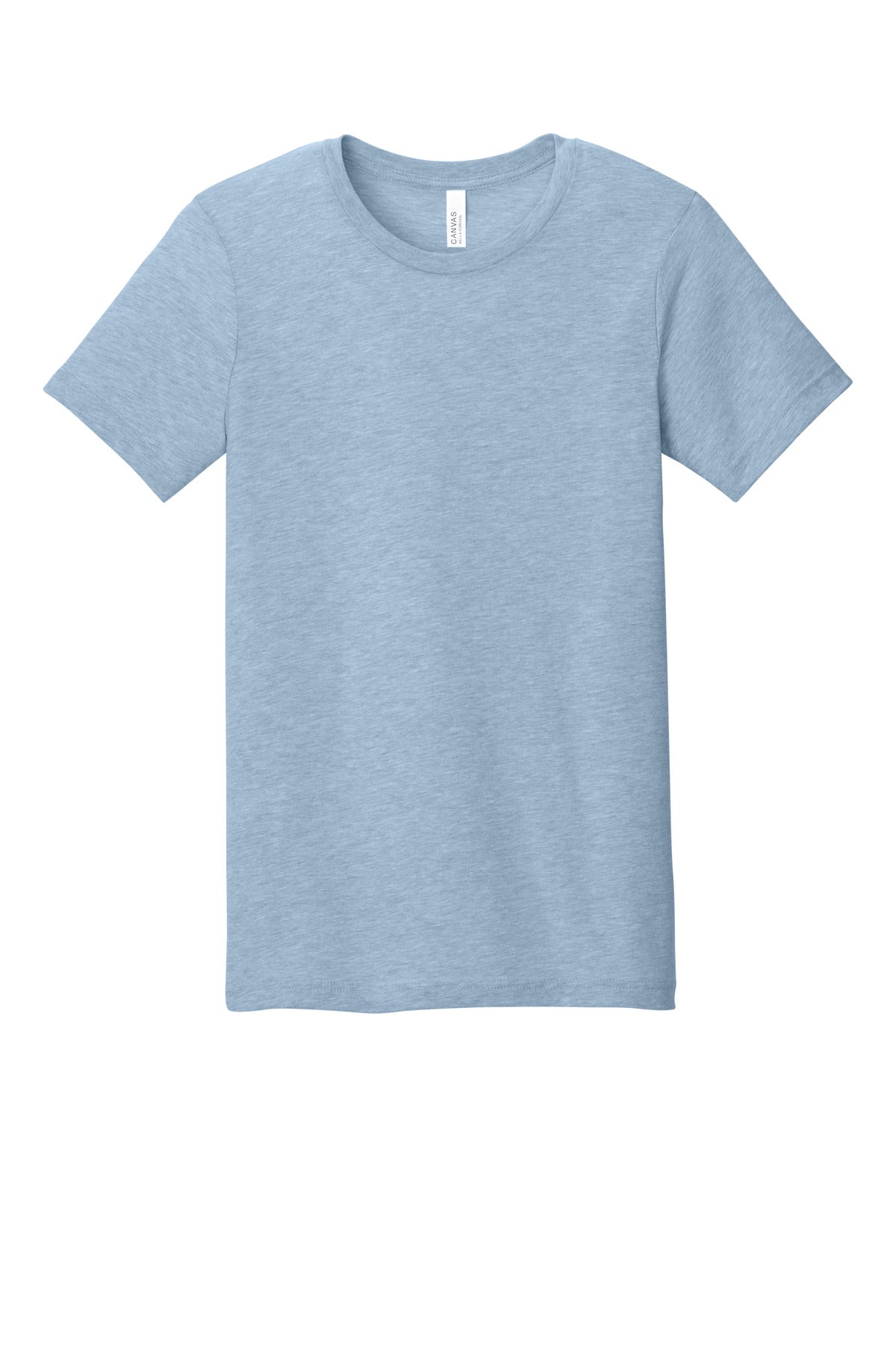 Bella+Canvas Unisex Heather CVC Short Sleeve Tee BC3001CVC Heather Prism Blue