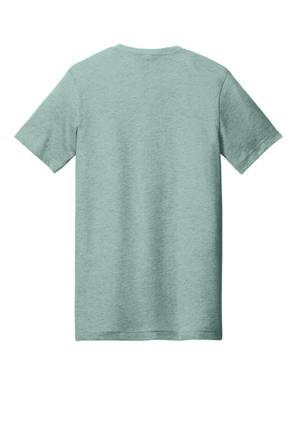 Bella+Canvas Unisex Heather CVC Short Sleeve Tee BC3001CVC Heather Prism Dusty Blue