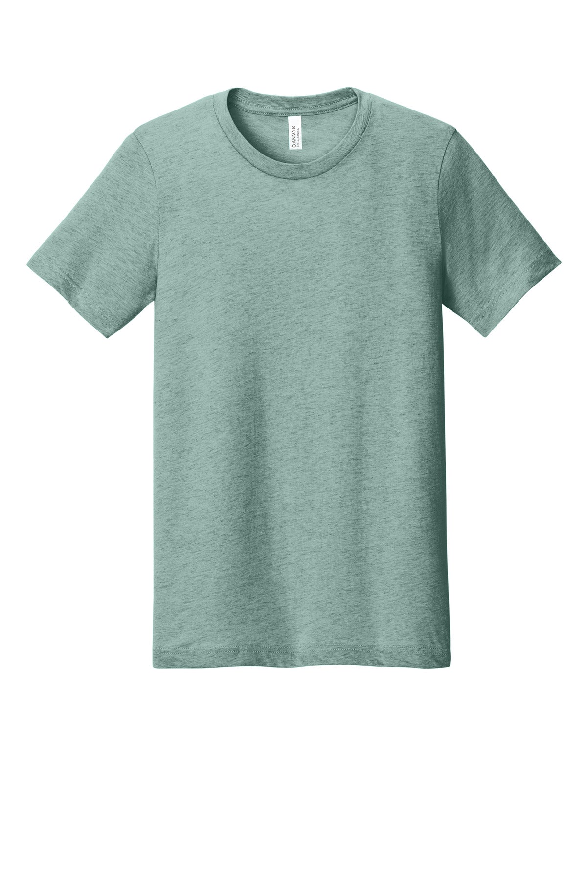 Bella+Canvas Unisex Heather CVC Short Sleeve Tee BC3001CVC Heather Prism Dusty Blue