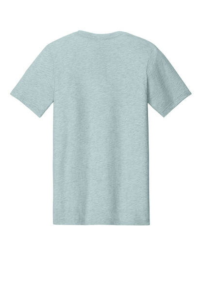 Bella+Canvas Unisex Heather CVC Short Sleeve Tee BC3001CVC Heather Prism Ice Blue