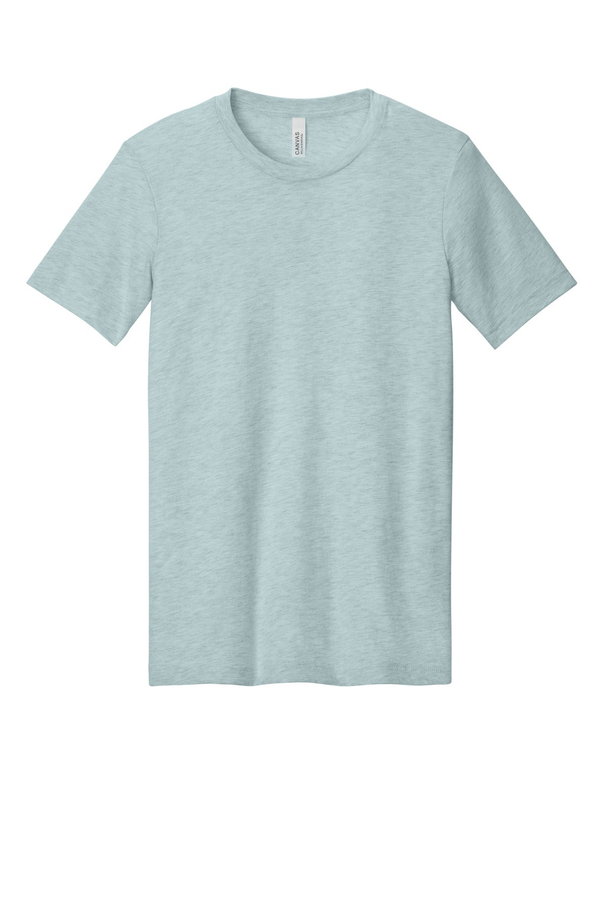 Bella+Canvas Unisex Heather CVC Short Sleeve Tee BC3001CVC Heather Prism Ice Blue