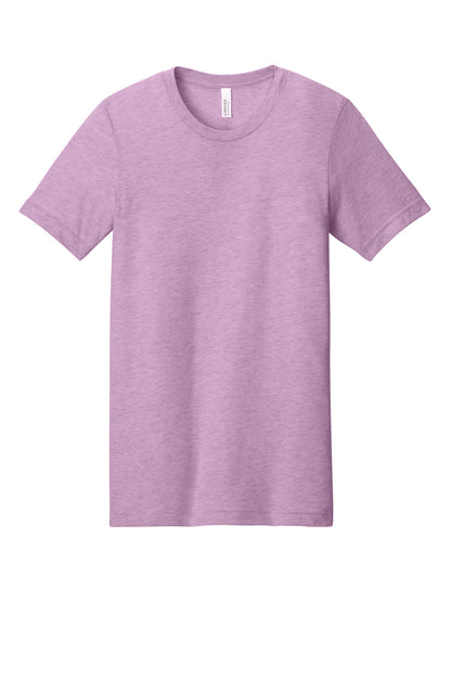Bella+Canvas Unisex Heather CVC Short Sleeve Tee BC3001CVC Heather Prism Lilac