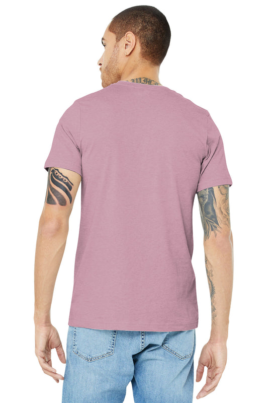 BELLA+CANVAS  Unisex Heather CVC Short Sleeve Tee. BC3001CVC Heather Prism Lilac