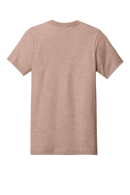 Bella+Canvas Unisex Heather CVC Short Sleeve Tee BC3001CVC Heather Prism Peach