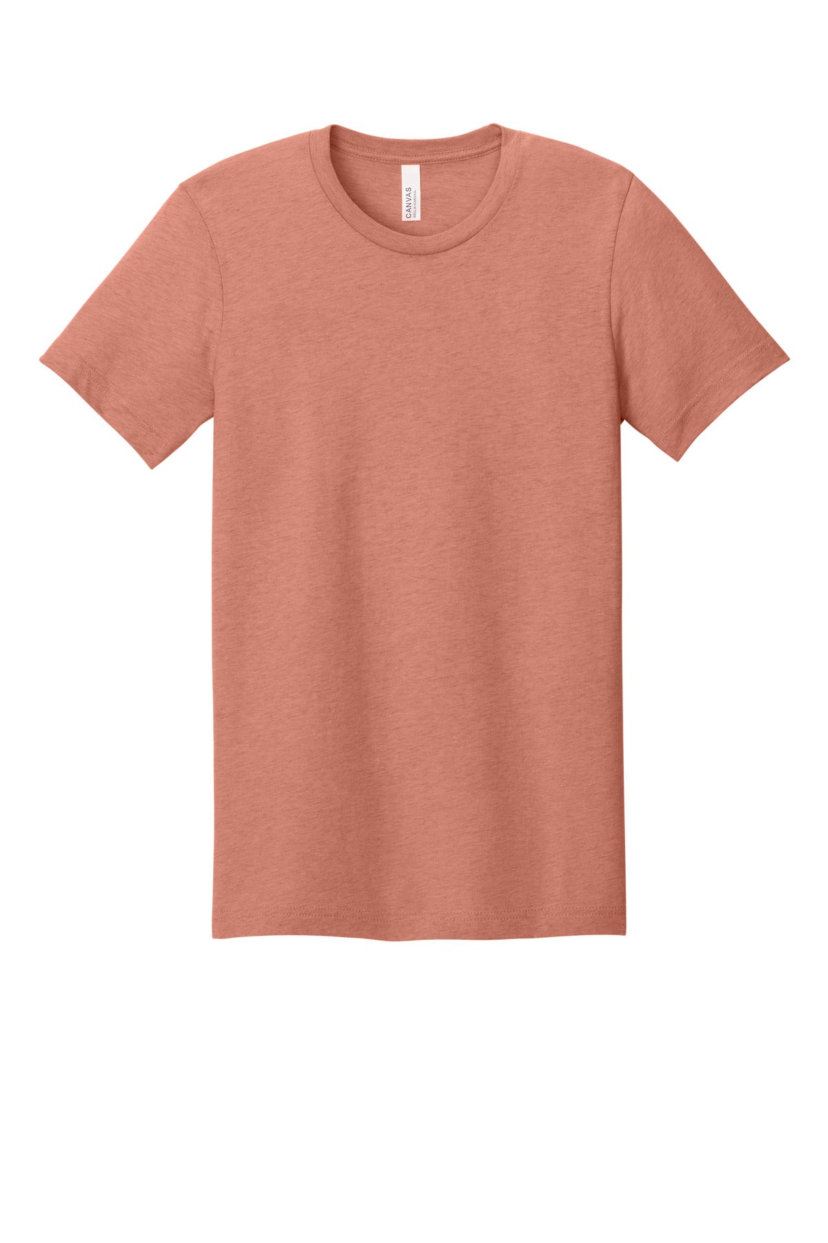 Bella+Canvas Unisex Heather CVC Short Sleeve Tee BC3001CVC Heather Prism Sunset