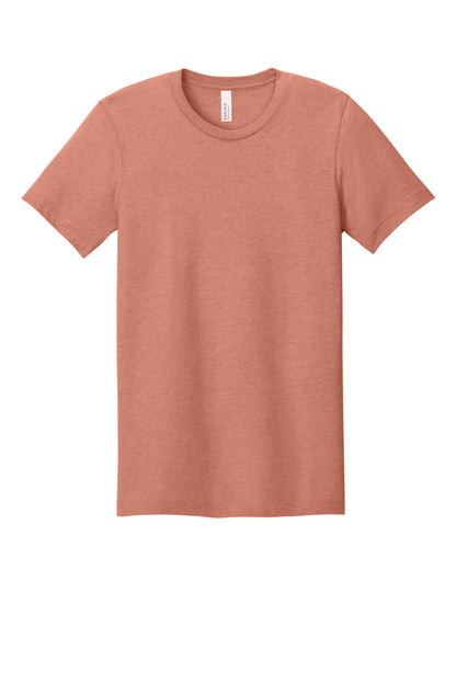 Bella+Canvas Unisex Heather CVC Short Sleeve Tee BC3001CVC Heather Prism Sunset