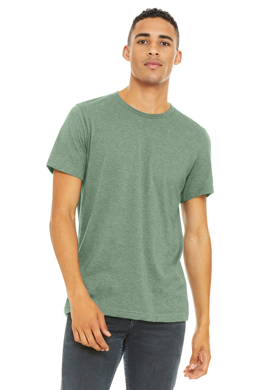 Bella+Canvas Unisex Heather CVC Short Sleeve Tee BC3001CVC Heather Sage
