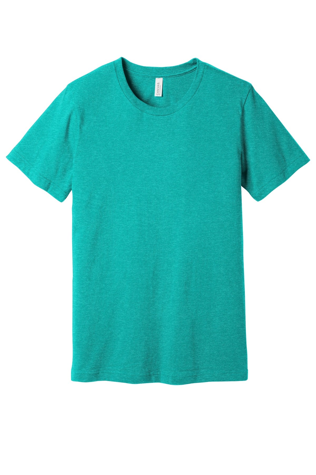BELLA+CANVAS  Unisex Heather CVC Short Sleeve Tee. BC3001CVC Heather Sea Green