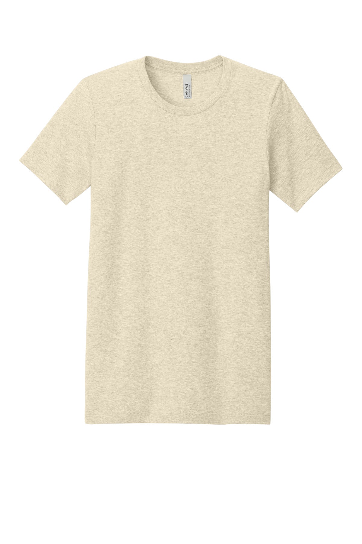 Bella+Canvas Unisex Heather CVC Short Sleeve Tee BC3001CVC Heather Soft Cream