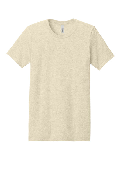 Bella+Canvas Unisex Heather CVC Short Sleeve Tee BC3001CVC Heather Soft Cream