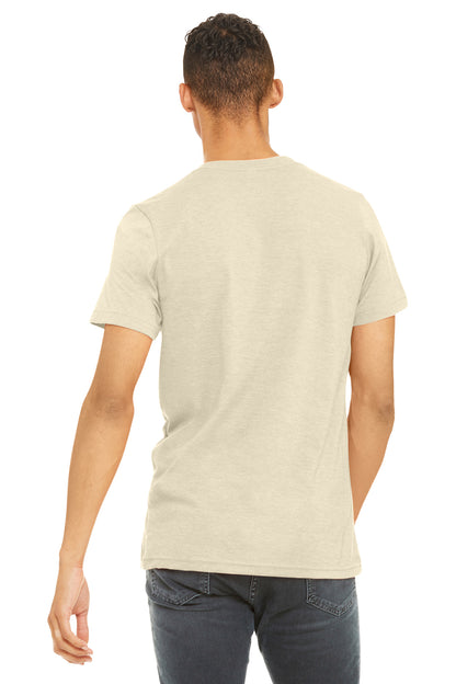 Bella+Canvas Unisex Heather CVC Short Sleeve Tee BC3001CVC Heather Soft Cream