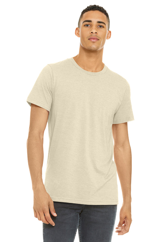 Bella+Canvas Unisex Heather CVC Short Sleeve Tee BC3001CVC Heather Soft Cream