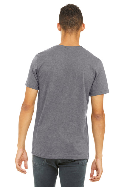 Bella+Canvas Unisex Heather CVC Short Sleeve Tee BC3001CVC Heather Storm