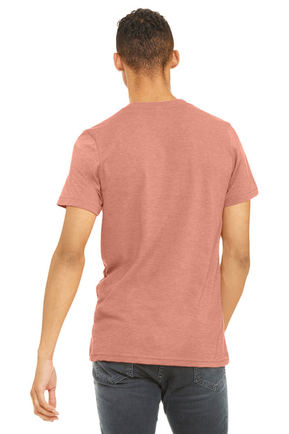 Bella+Canvas Unisex Heather CVC Short Sleeve Tee BC3001CVC Heather Sunset