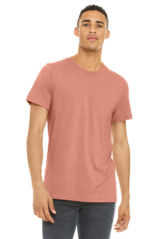 Bella+Canvas Unisex Heather CVC Short Sleeve Tee BC3001CVC Heather Sunset