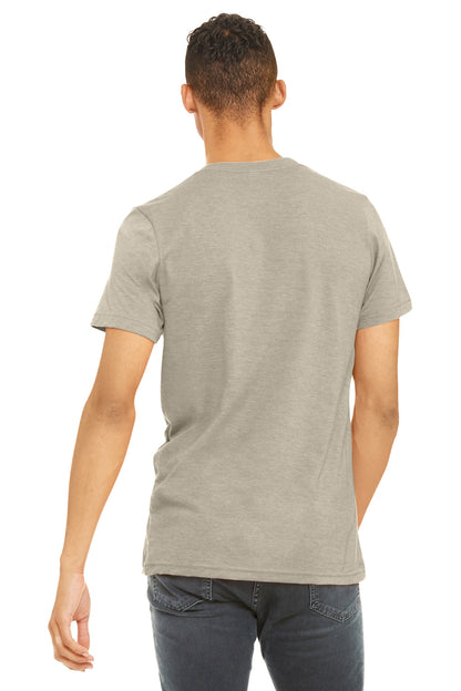Bella+Canvas Unisex Heather CVC Short Sleeve Tee BC3001CVC Heather Tan