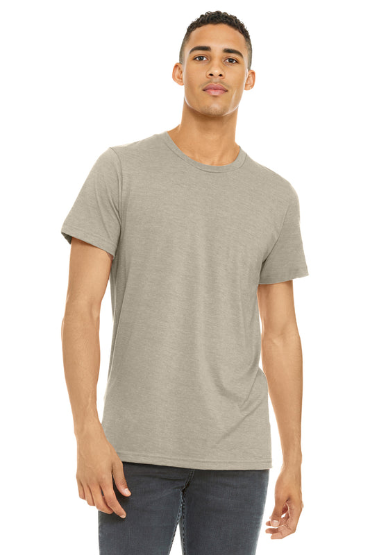Bella+Canvas Unisex Heather CVC Short Sleeve Tee BC3001CVC Heather Tan