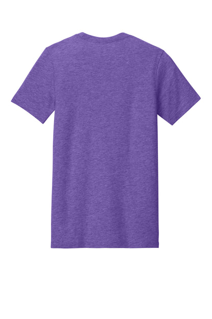 Bella+Canvas Unisex Heather CVC Short Sleeve Tee BC3001CVC Heather Team Purple