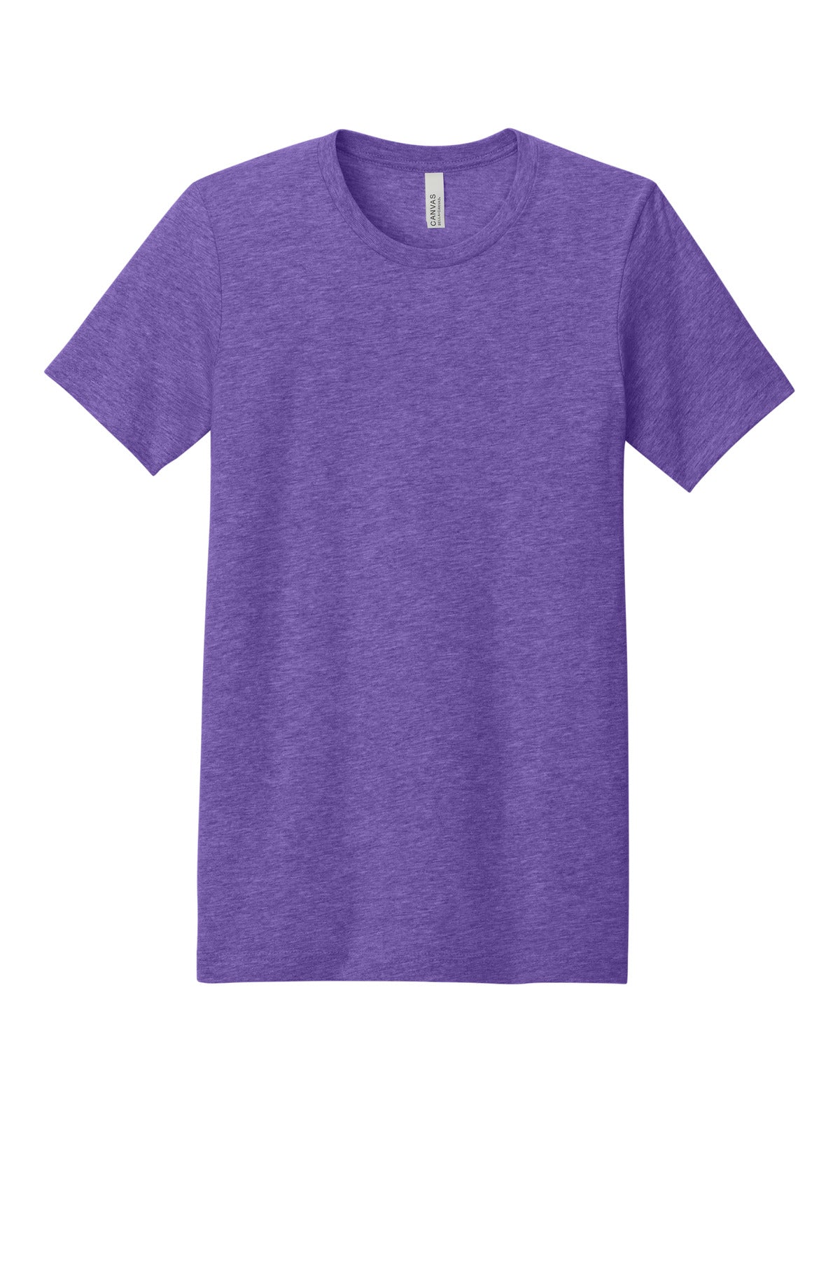 Bella+Canvas Unisex Heather CVC Short Sleeve Tee BC3001CVC Heather Team Purple