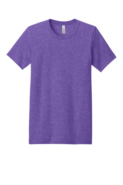 Bella+Canvas Unisex Heather CVC Short Sleeve Tee BC3001CVC Heather Team Purple