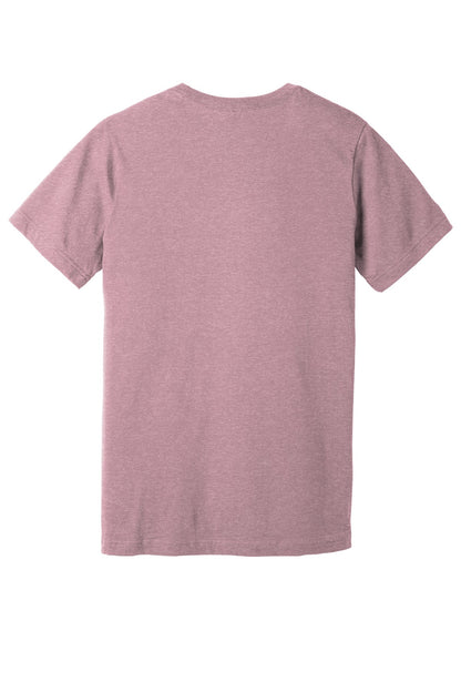 BELLA+CANVAS  Unisex Heather CVC Short Sleeve Tee. BC3001CVC Heather Orchid