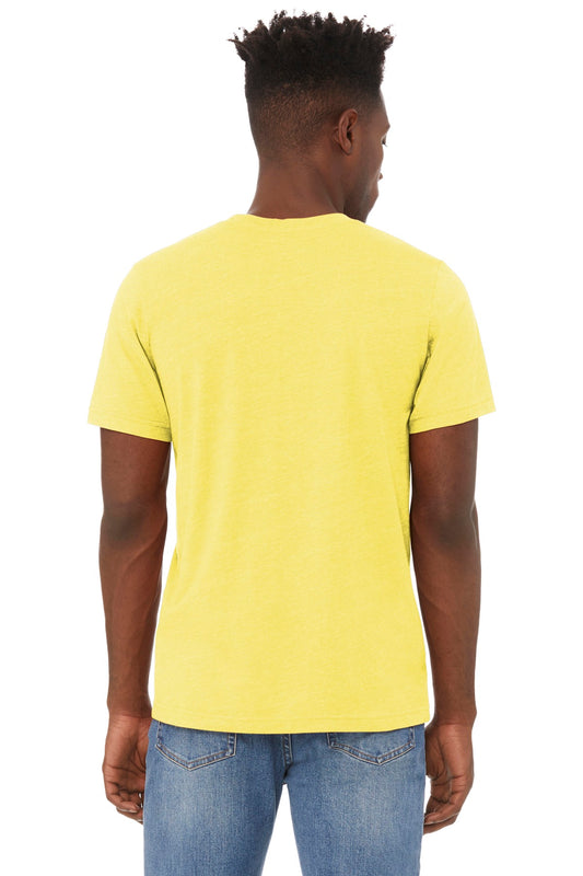 BELLA+CANVAS  Unisex Heather CVC Short Sleeve Tee. BC3001CVC Heather Yellow