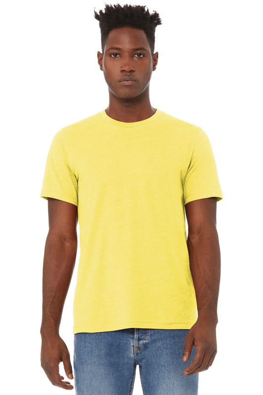 BELLA+CANVAS  Unisex Heather CVC Short Sleeve Tee. BC3001CVC Heather Yellow