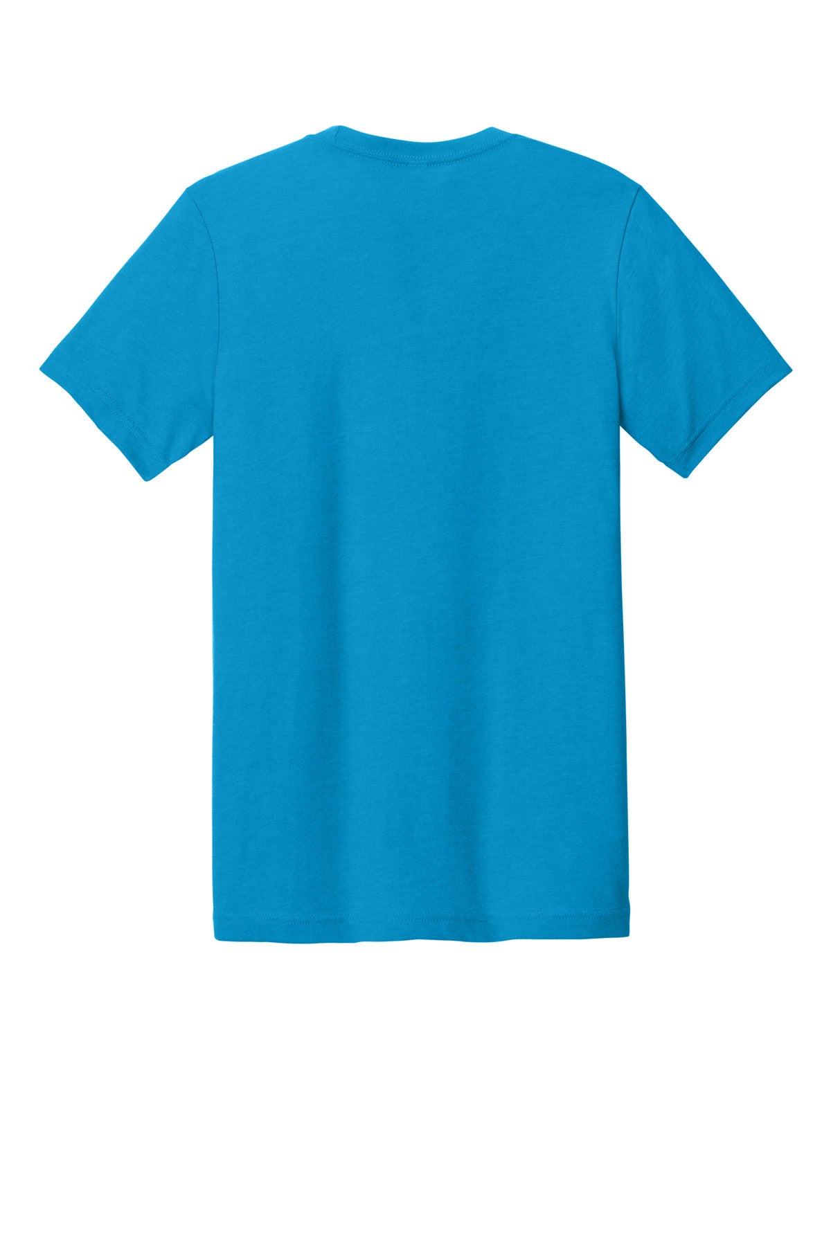 Bella+Canvas Unisex Heather CVC Short Sleeve Tee BC3001CVC Neon Blue