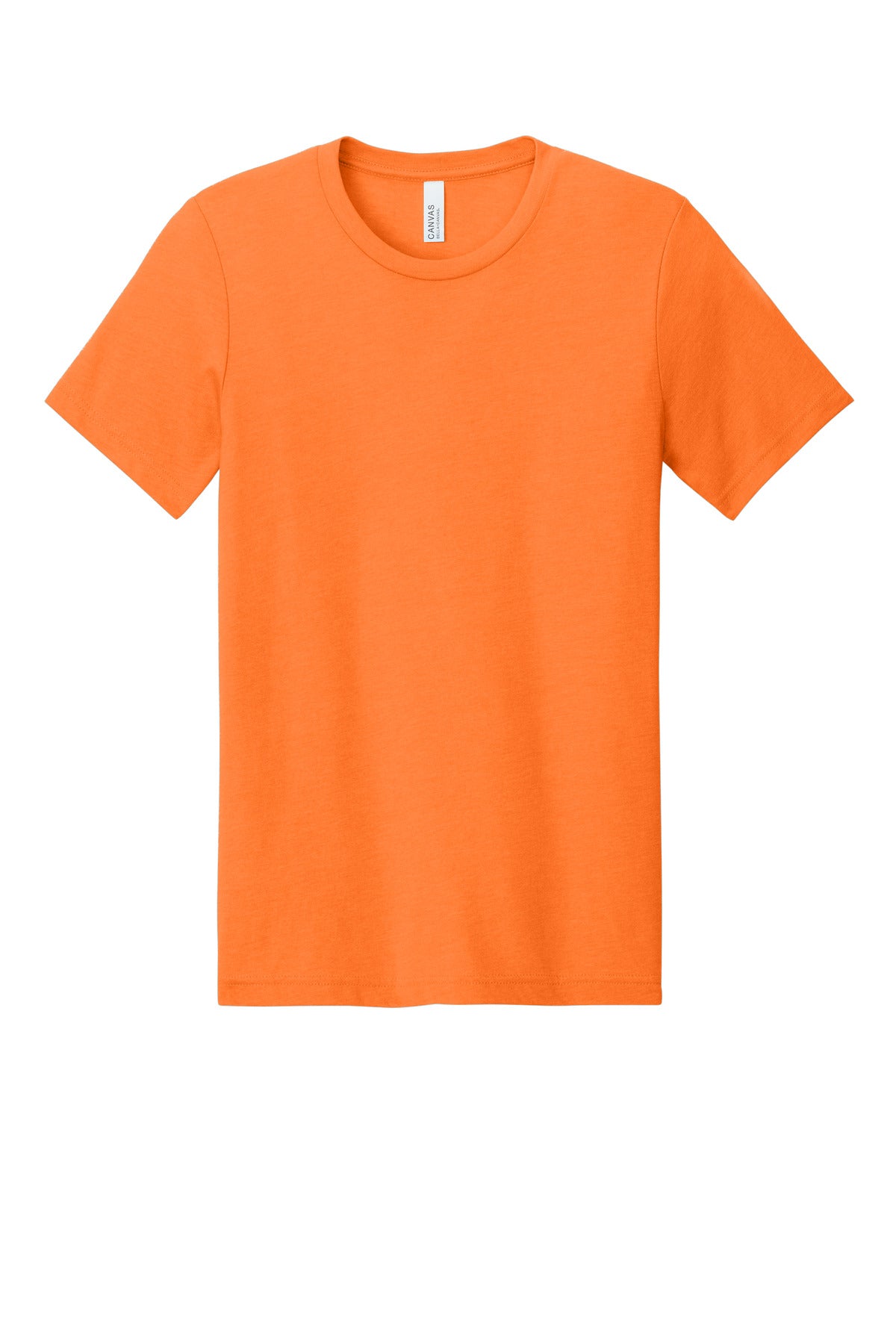 Bella+Canvas Unisex Heather CVC Short Sleeve Tee BC3001CVC Neon Orange