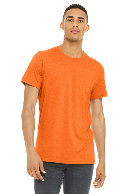 Bella+Canvas Unisex Heather CVC Short Sleeve Tee BC3001CVC Neon Orange