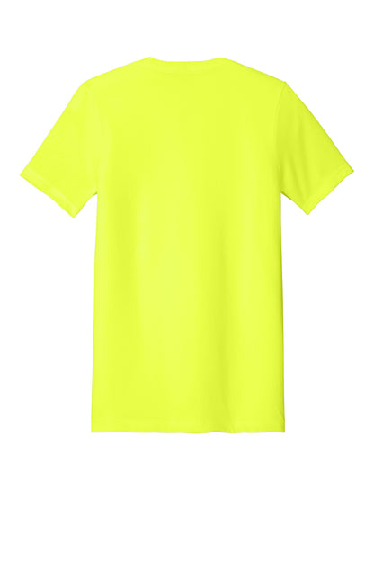 Bella+Canvas Unisex Heather CVC Short Sleeve Tee BC3001CVC Neon Yellow