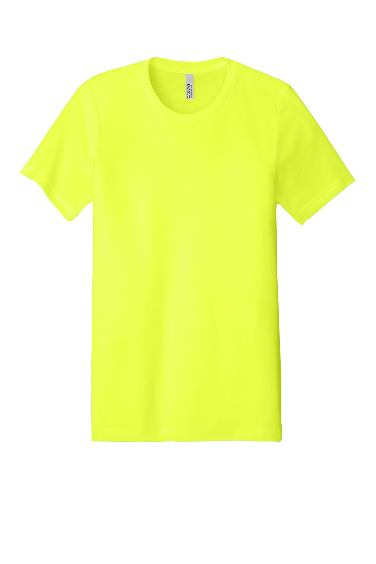 Bella+Canvas Unisex Heather CVC Short Sleeve Tee BC3001CVC Neon Yellow