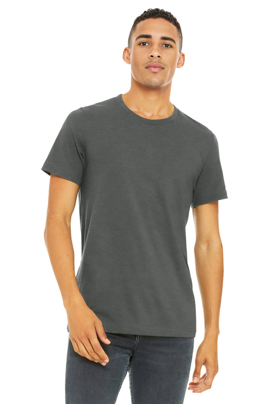 Bella+Canvas Unisex Heather CVC Short Sleeve Tee BC3001CVC Solid Asphalt Blend