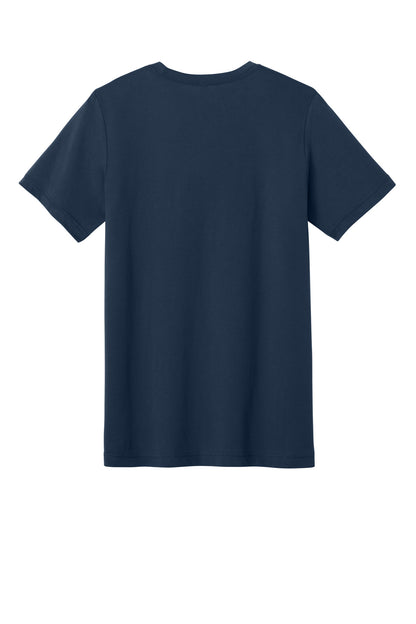 Bella+Canvas Unisex Heather CVC Short Sleeve Tee BC3001CVC Solid Navy Blend