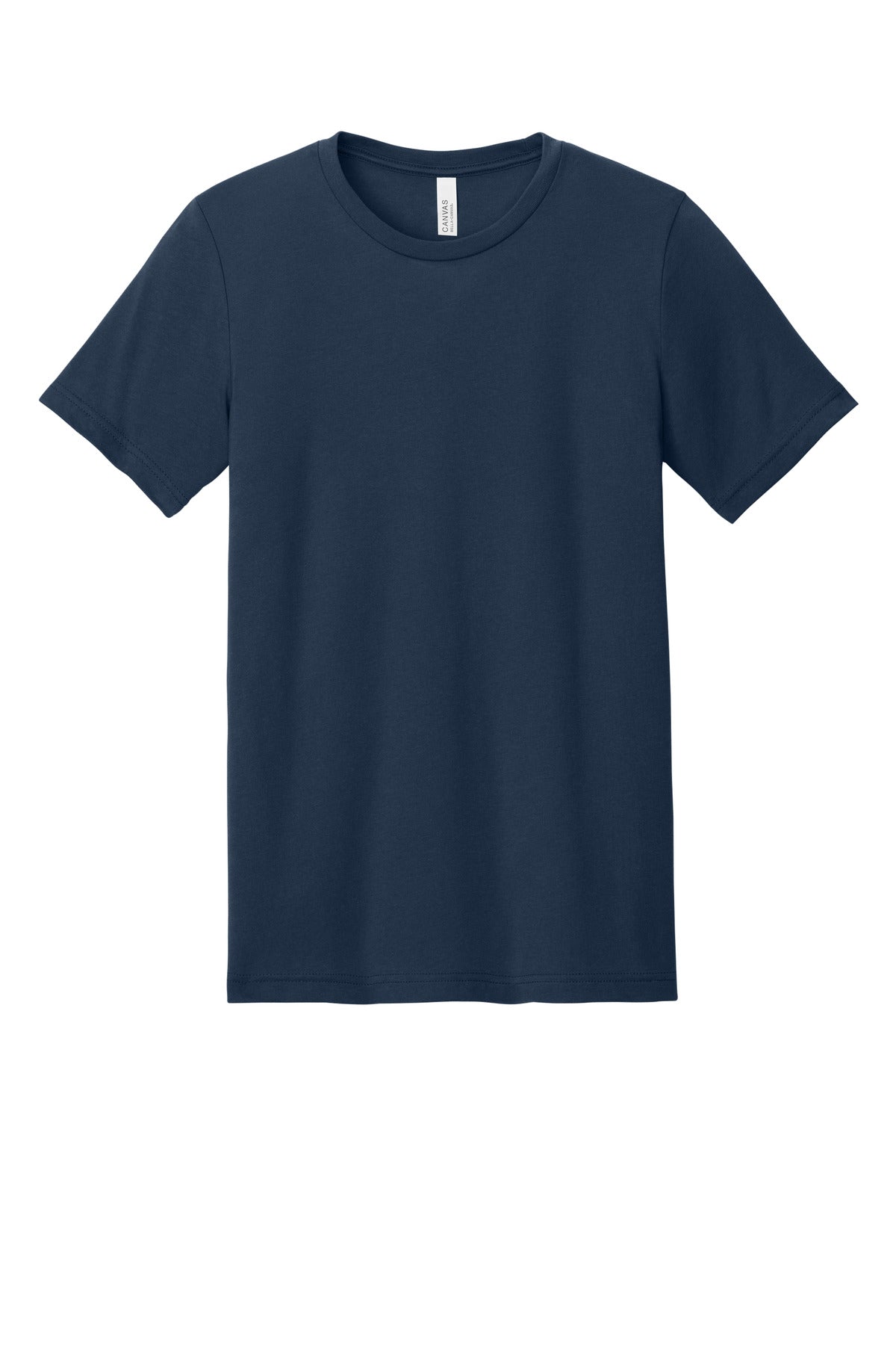 Bella+Canvas Unisex Heather CVC Short Sleeve Tee BC3001CVC Solid Navy Blend