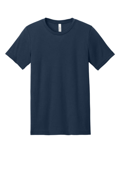 Bella+Canvas Unisex Heather CVC Short Sleeve Tee BC3001CVC Solid Navy Blend