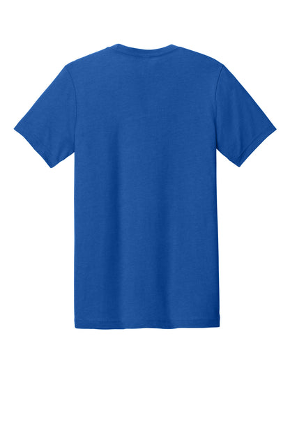 Bella+Canvas Unisex Heather CVC Short Sleeve Tee BC3001CVC Solid True Royal Blend