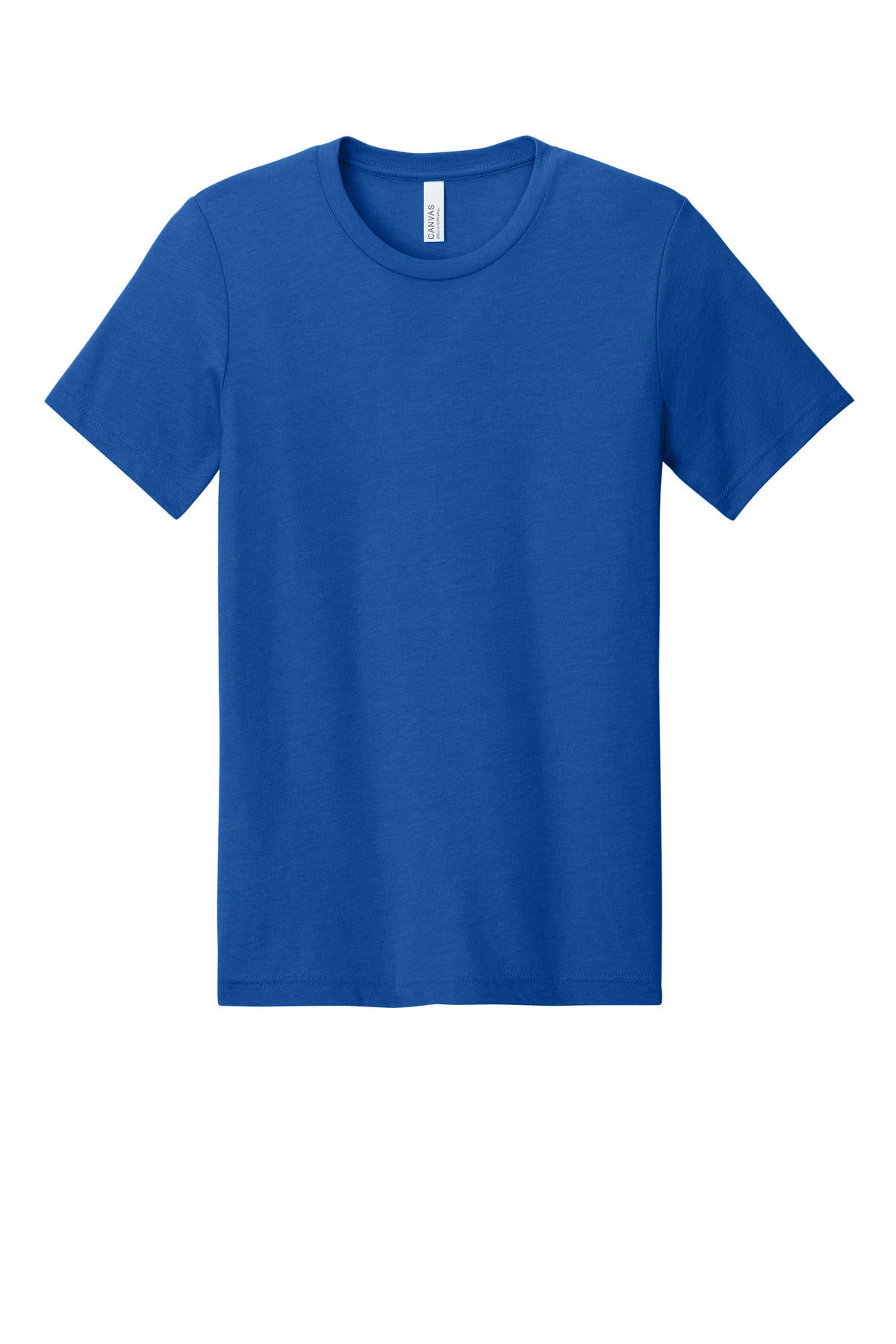 Bella+Canvas Unisex Heather CVC Short Sleeve Tee BC3001CVC Solid True Royal Blend