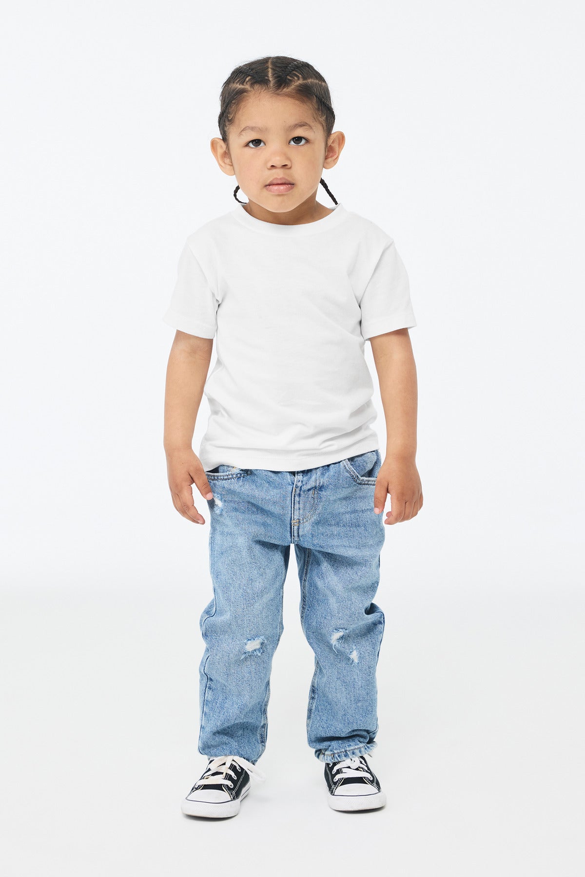 BELLA+CANVAS Toddler Short Sleeve Tee BC3001T White